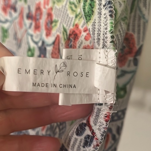 Emery Rose Floral Kimono Open Cardigan Boho Beach Tassels, size 2XL (runs small) - Picture 8 of 14